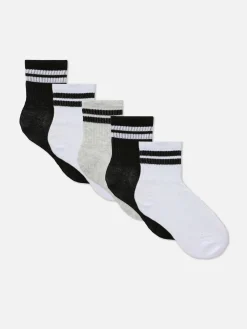 Enfant Primark Chaussettes|5 Paires De Socquettes De Sport à Rayures
