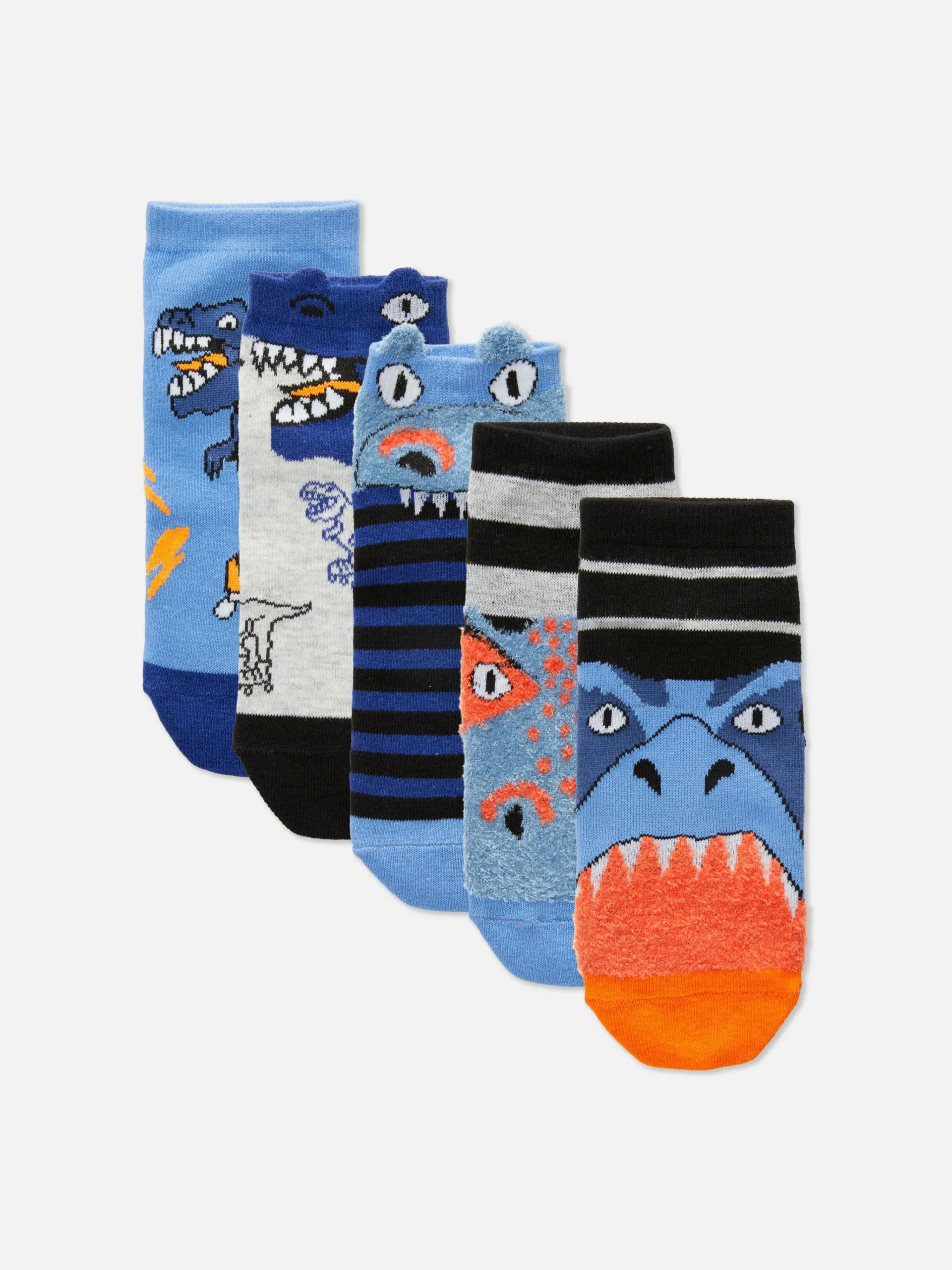 Enfant Primark Chaussettes|5 Paires De Socquettes Fantaisie à Motif Dinosaure