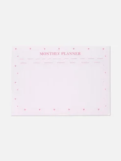 Enfant Primark Carnets|Agenda Mensuel A4 à Motifs Cœur
