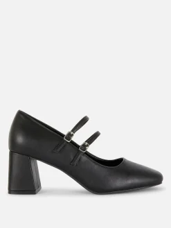 Femme Primark Vêtements Gothiques|Chaussures À Talons|Babies En Simili Cuir à Talons