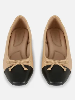 Femme Primark Ballerines|Ballerines à Bout Renforcé Contrastant