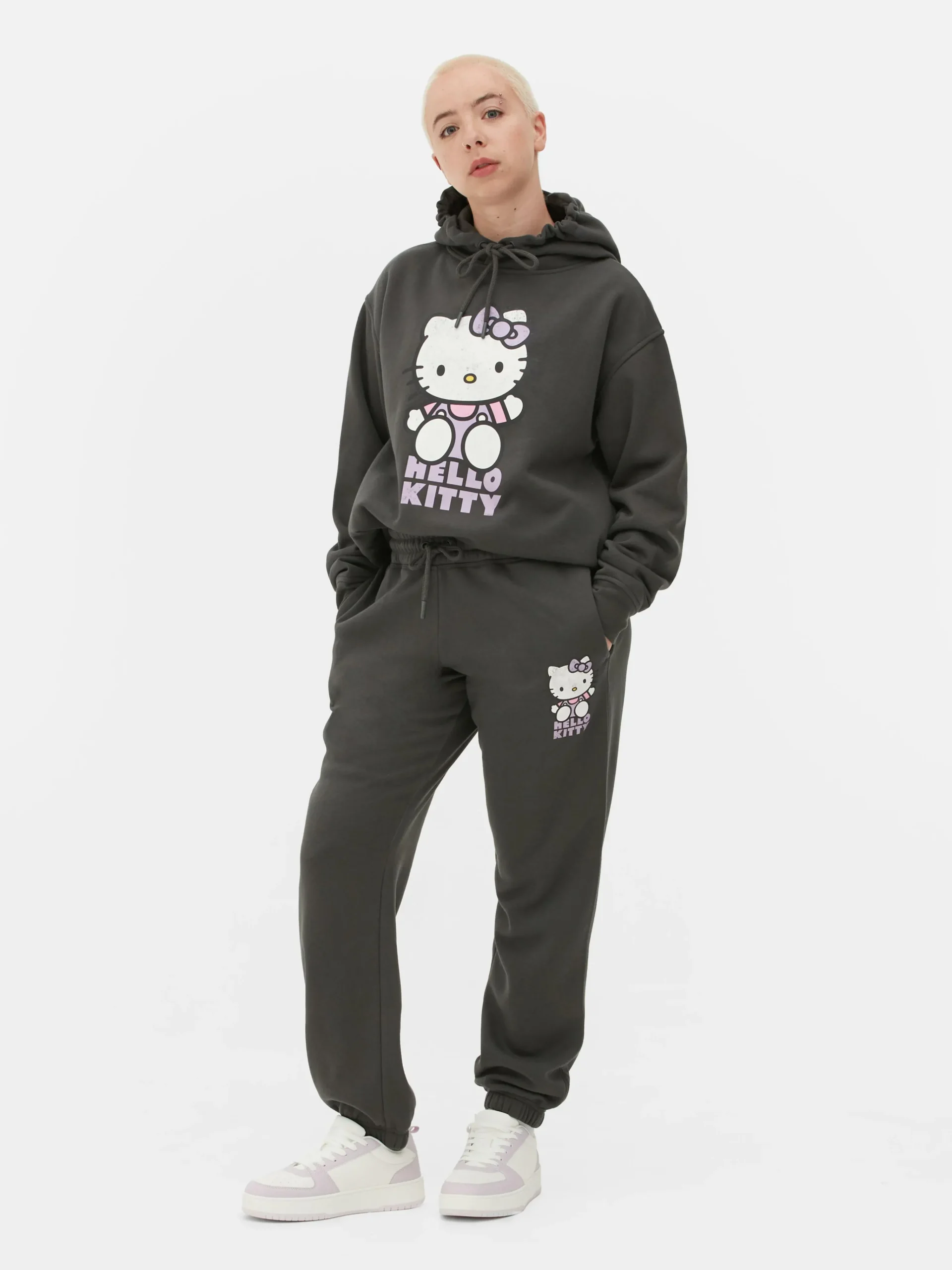 Femme Primark Bas De Jogging|Bas De Jogging à Revers Hello Kitty