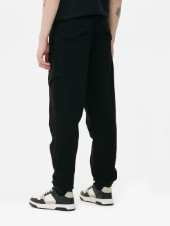 Homme Primark Pantalon|Bas De Jogging Cargo Stretch à Coupe Décontractée