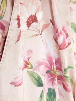 Femme Primark Bas De Pyjama|Bas De Pyjama Coupe Droite En Satin Floral