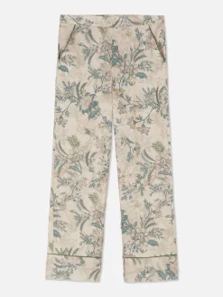Femme Primark Bas De Pyjama|Bas De Pyjama En Satin à Fleurs
