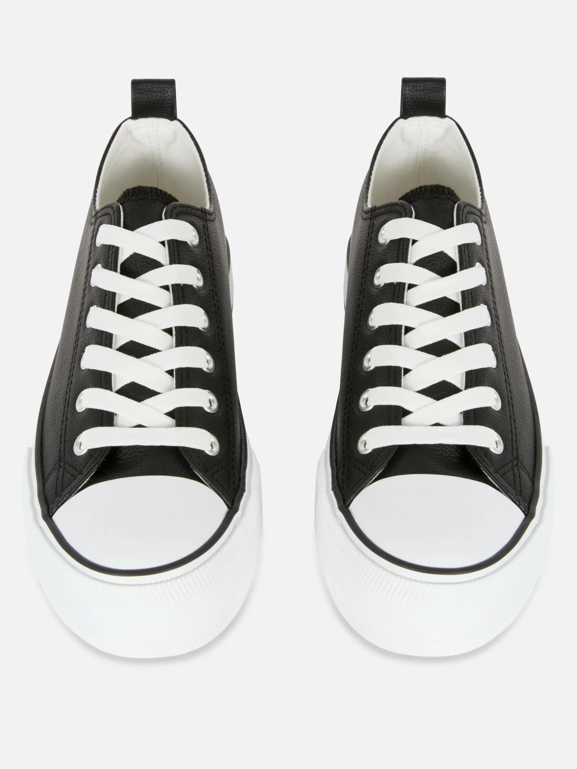 Femme Primark Baskets|Baskets Basses Compensées En Simili Cuir