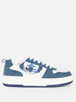 Femme Primark Baskets|Denim|Baskets Basses En Denim Disney Lilo & Stitch