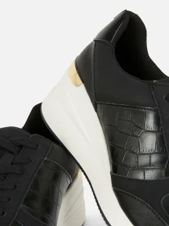 Femme Primark Baskets|Baskets Compensées à Lacets