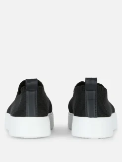 Femme Primark Baskets|Baskets En Maille Côtelée