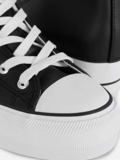 Femme Primark Baskets|Baskets Montantes Compensées En Simili Cuir