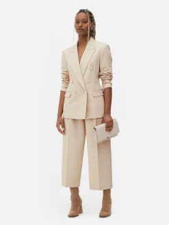 Femme Primark Blazers|Blazer à Boutonnage Croisé Avec Bouton Métallisé