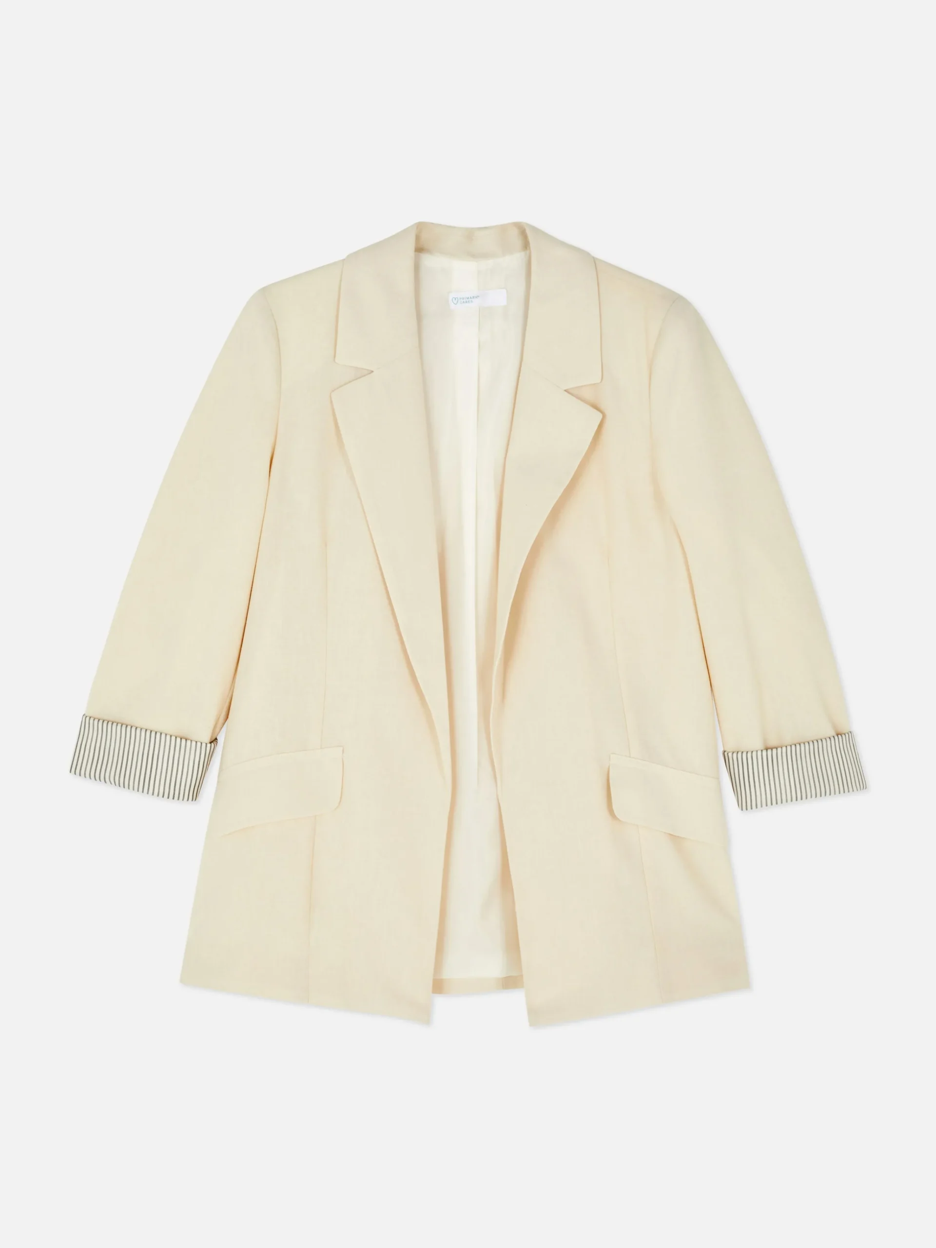 Femme Primark Blazers|Blazer Ajusté à Effet Bord à Bord