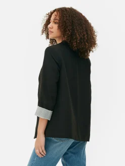 Femme Primark Blazers|Blazer Ajusté à Effet Bord à Bord