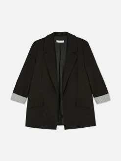Femme Primark Blazers|Blazer Ajusté à Effet Bord à Bord