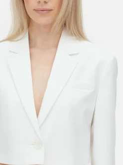 Femme Primark Blazers|Blazer Court à Boutonnage Simple Luna