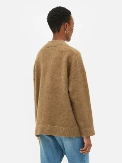 Femme Primark Manteaux Et Vestes|Blouson Bomber Tricoté Oversize