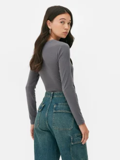 Femme Primark Hauts Et T-Shirts|Body Côtelé Doux Au Toucher