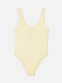 Femme Primark Hauts Et T-Shirts|Body Côtelé Sans Coutures à Décolleté