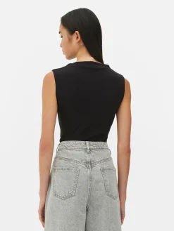 Femme Primark Hauts Et T-Shirts|Body Sans Manches à Col Montant