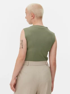 Femme Primark Hauts Et T-Shirts|Body Sans Manches à Col Montant