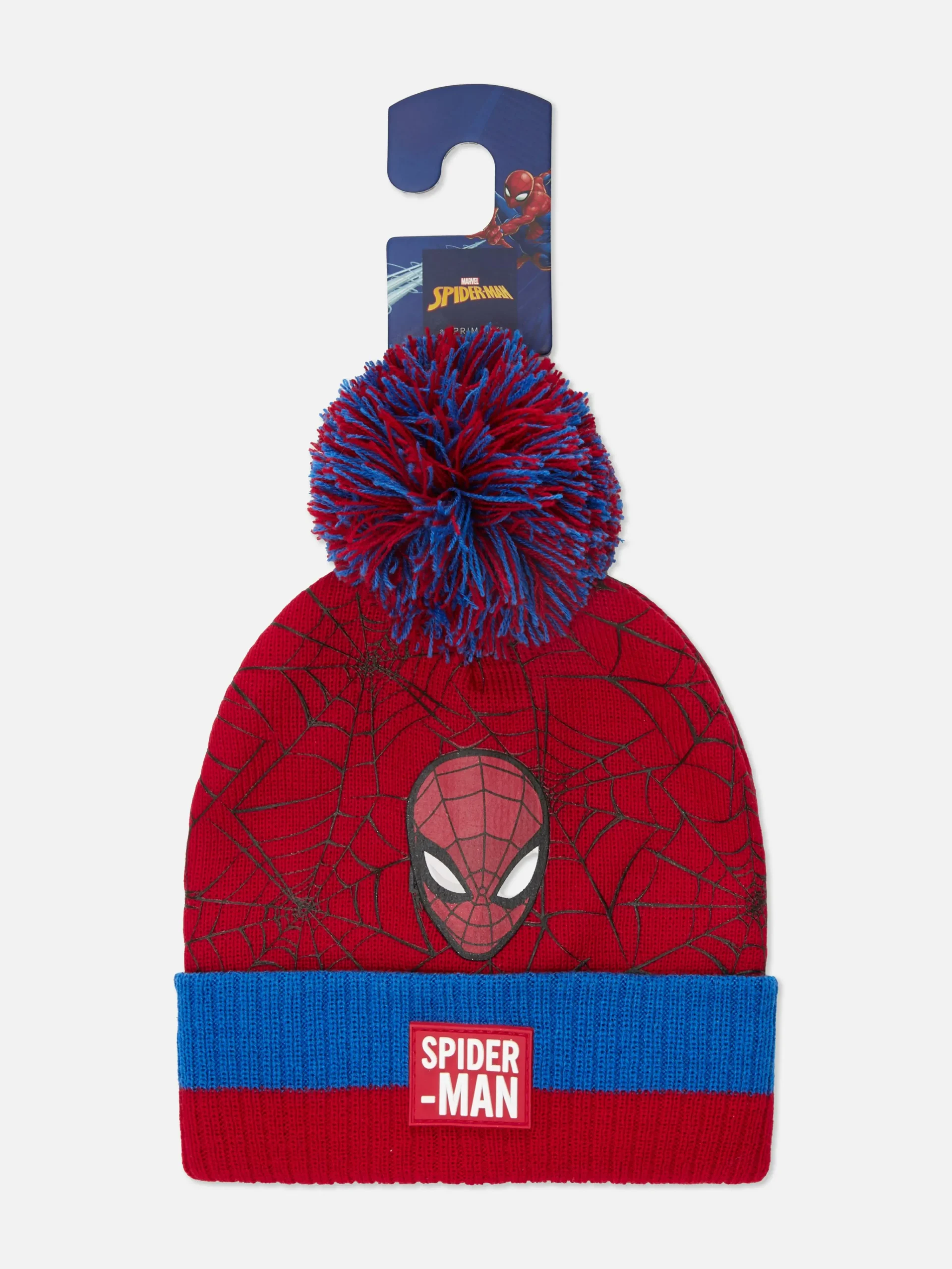Enfant Primark Chapeaux, Gants Et Écharpes|Bonnet à Pompon Marvel Spider-Man