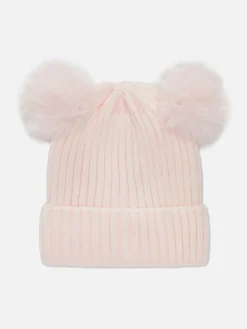 Primark Chapeaux Et Mitaines|Bonnet En Maille à Pompon
