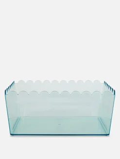 Primark Boîtes Et Paniers|Boîte De Rangement Translucide à Bord Festonné