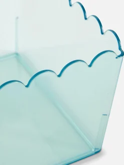 Primark Boîtes Et Paniers|Boîte De Rangement Translucide à Bord Festonné