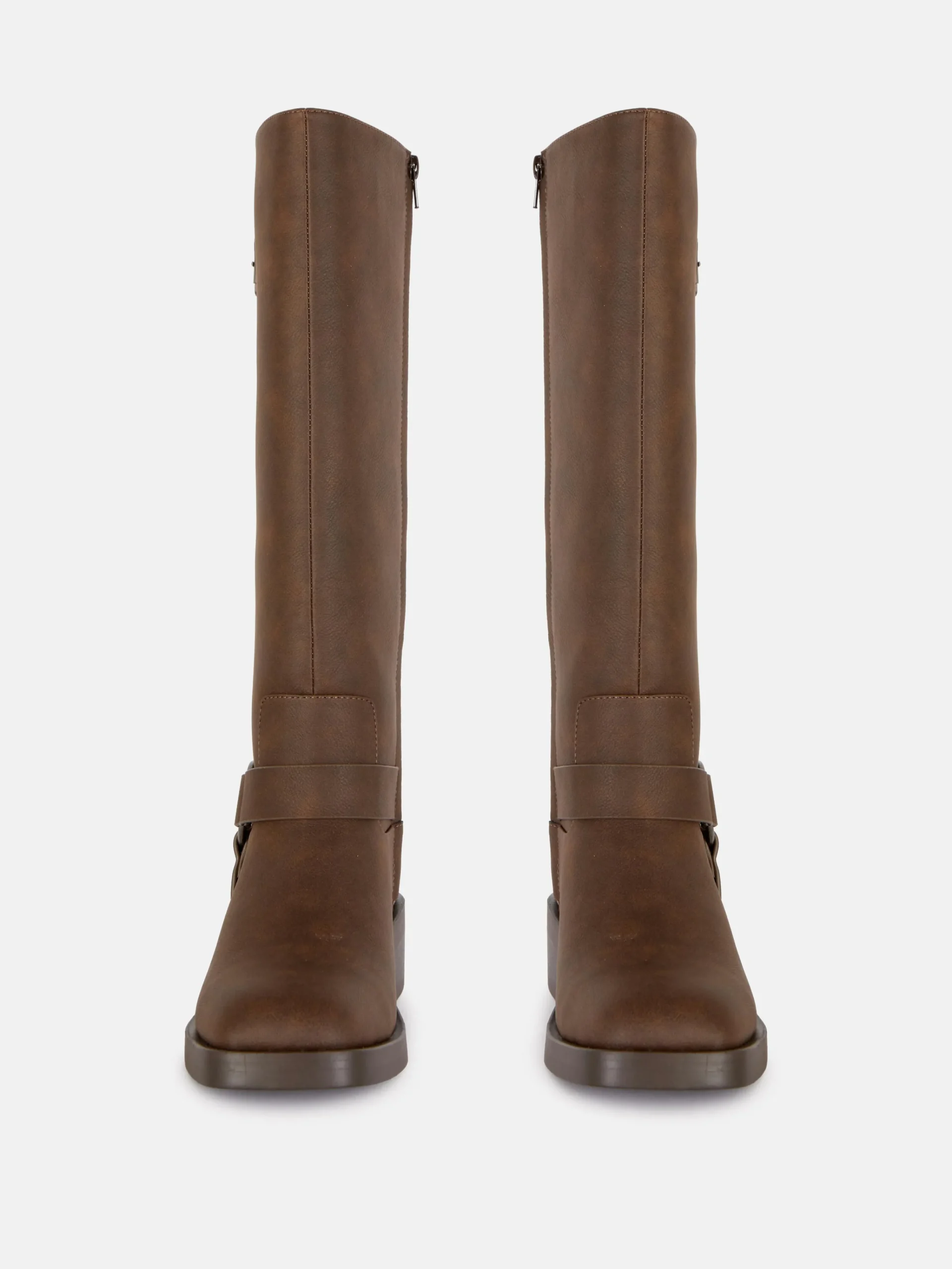 Femme Primark Bottes|Bottes De Motard à Bout Carré