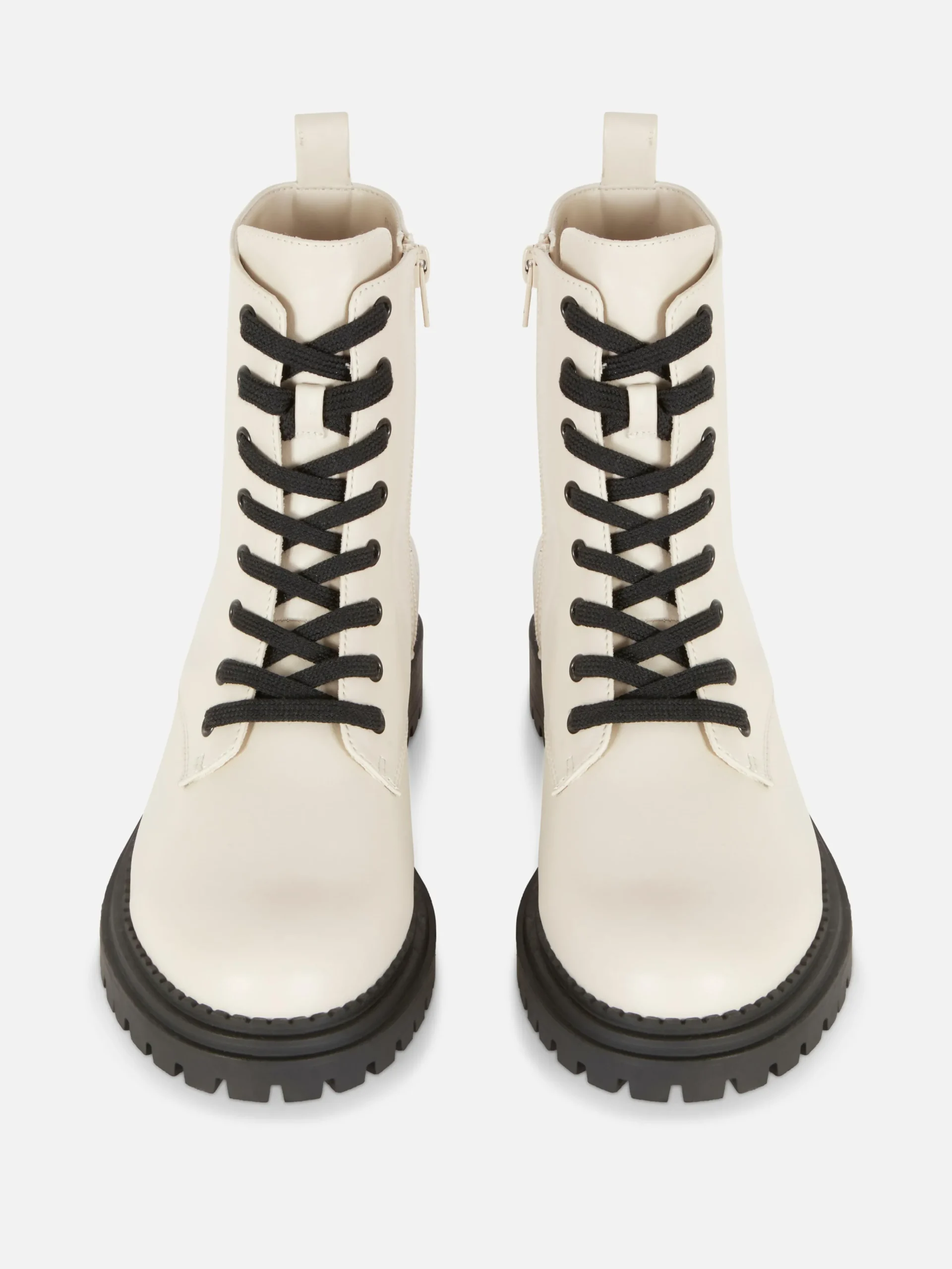 Femme Primark Bottes|Bottes De Motard à Lacets