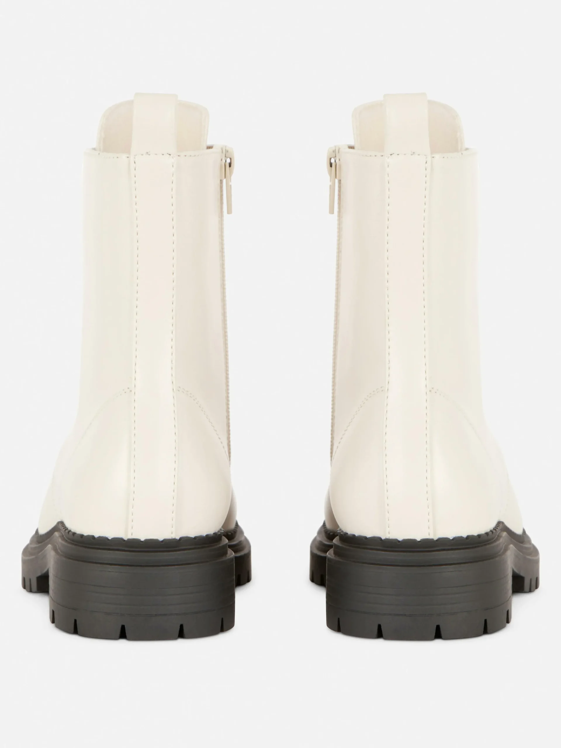 Femme Primark Bottes|Bottes De Motard à Lacets