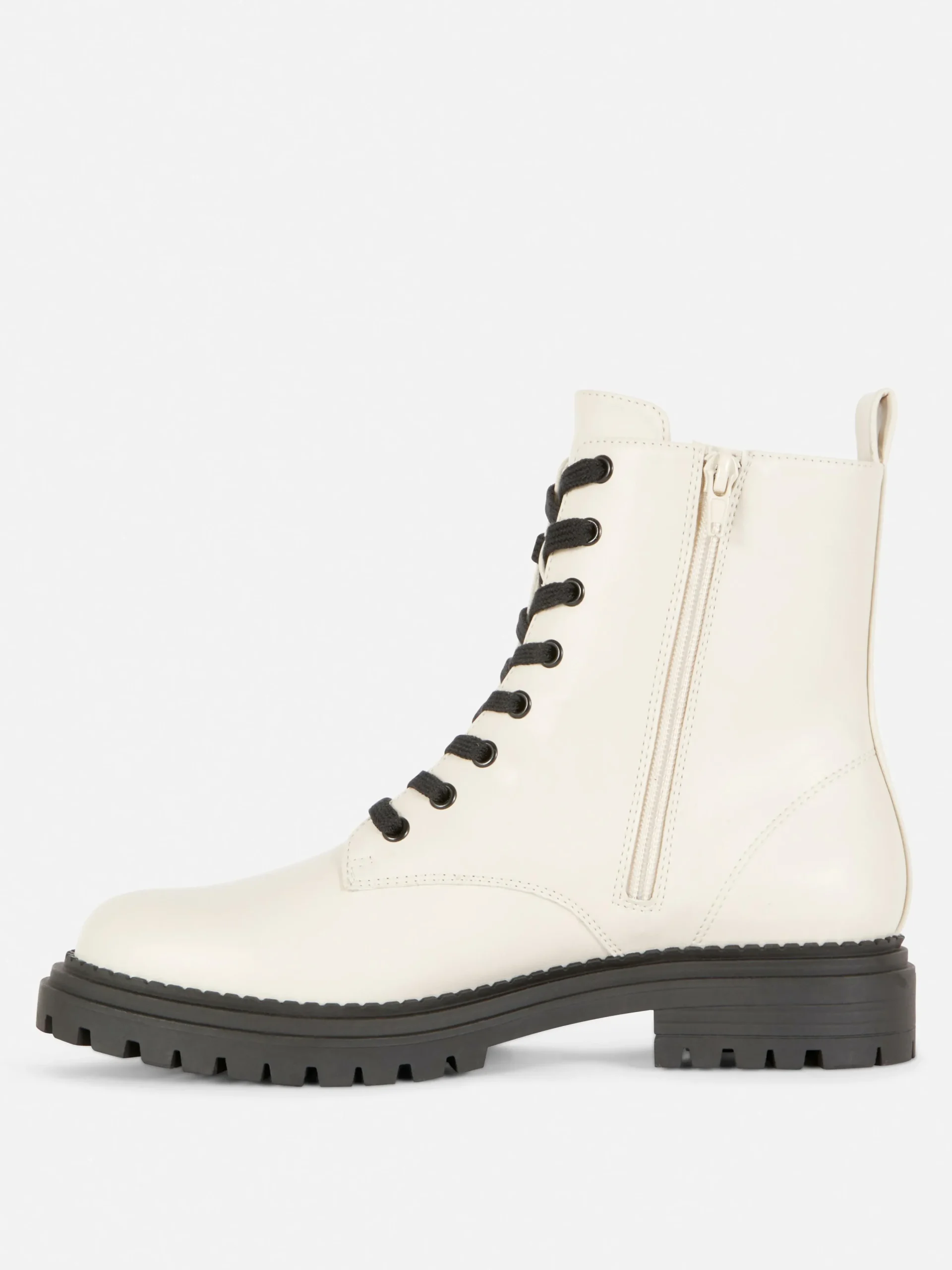 Femme Primark Bottes|Bottes De Motard à Lacets