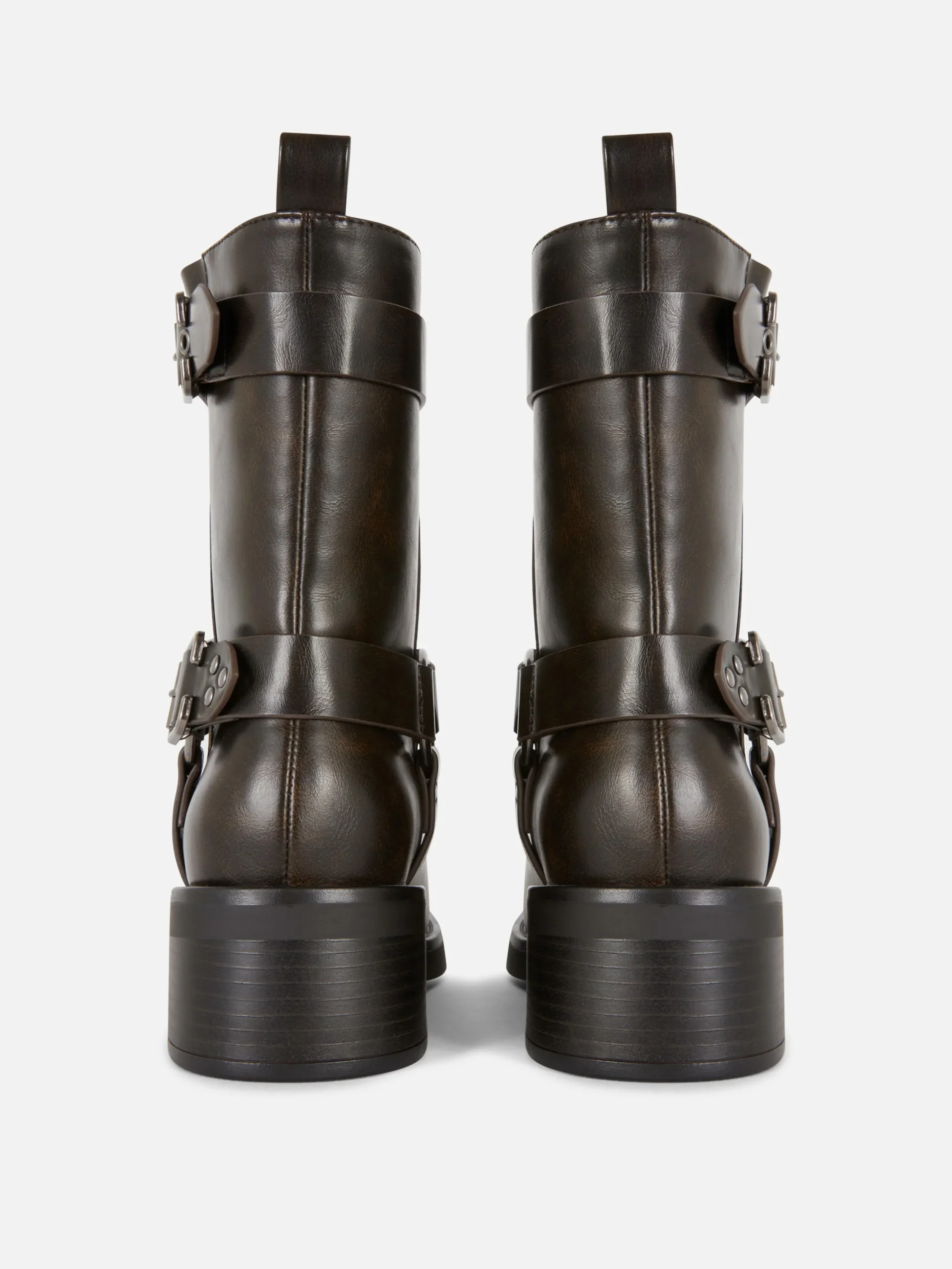 Femme Primark Bottes|Bottes De Motard En Simili Cuir