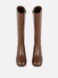 Femme Primark Bottes|Bottes Hauteur Genou à Talon