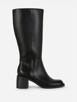 Femme Primark Bottes|Bottes Hauteur Genou à Talon