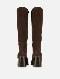 Femme Primark Bottes|Bottes Hauteur Genou à Talon