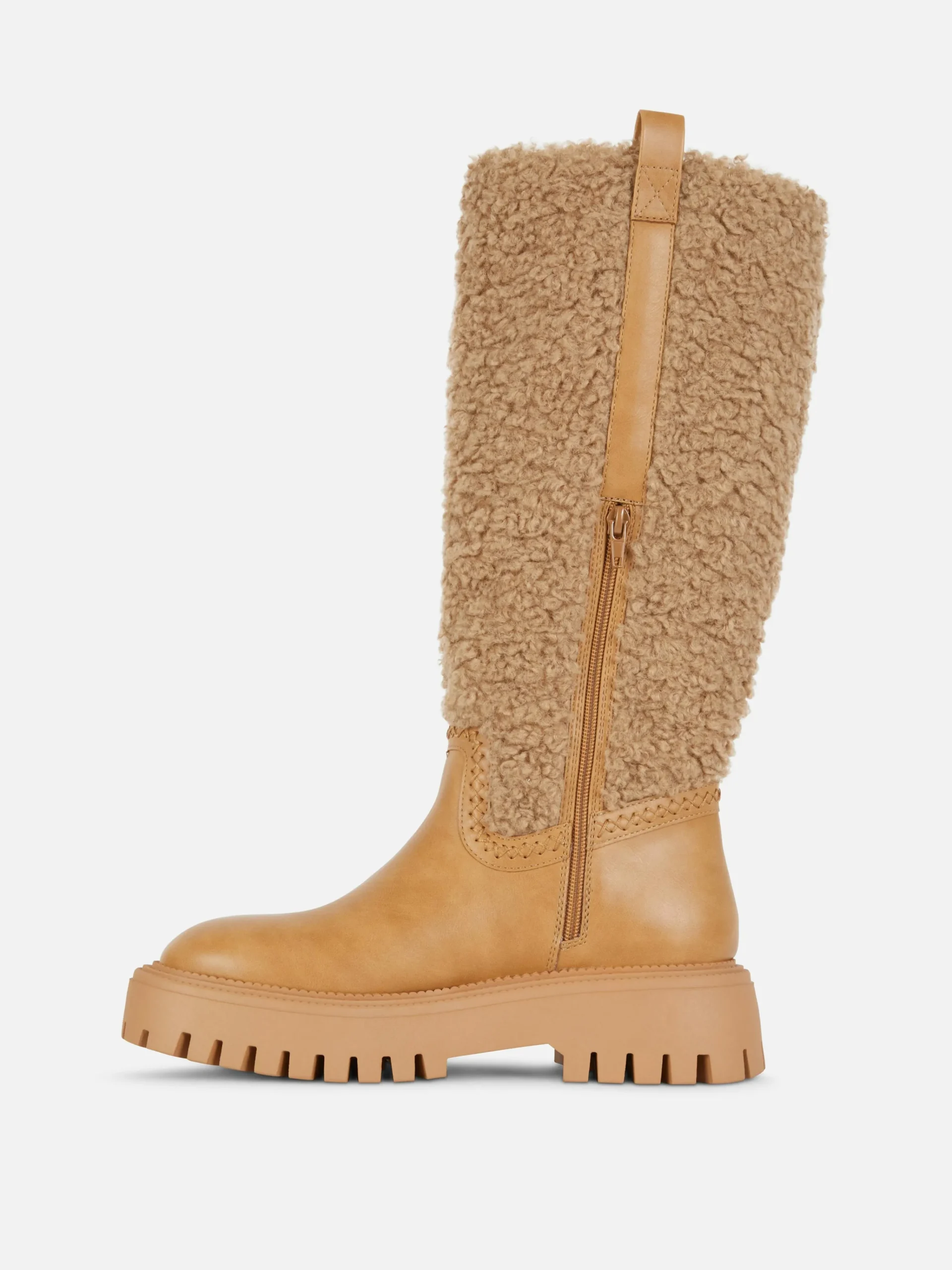 Femme Primark Bottes|Bottes Montantes Effet Mouton Retourné Rita Ora
