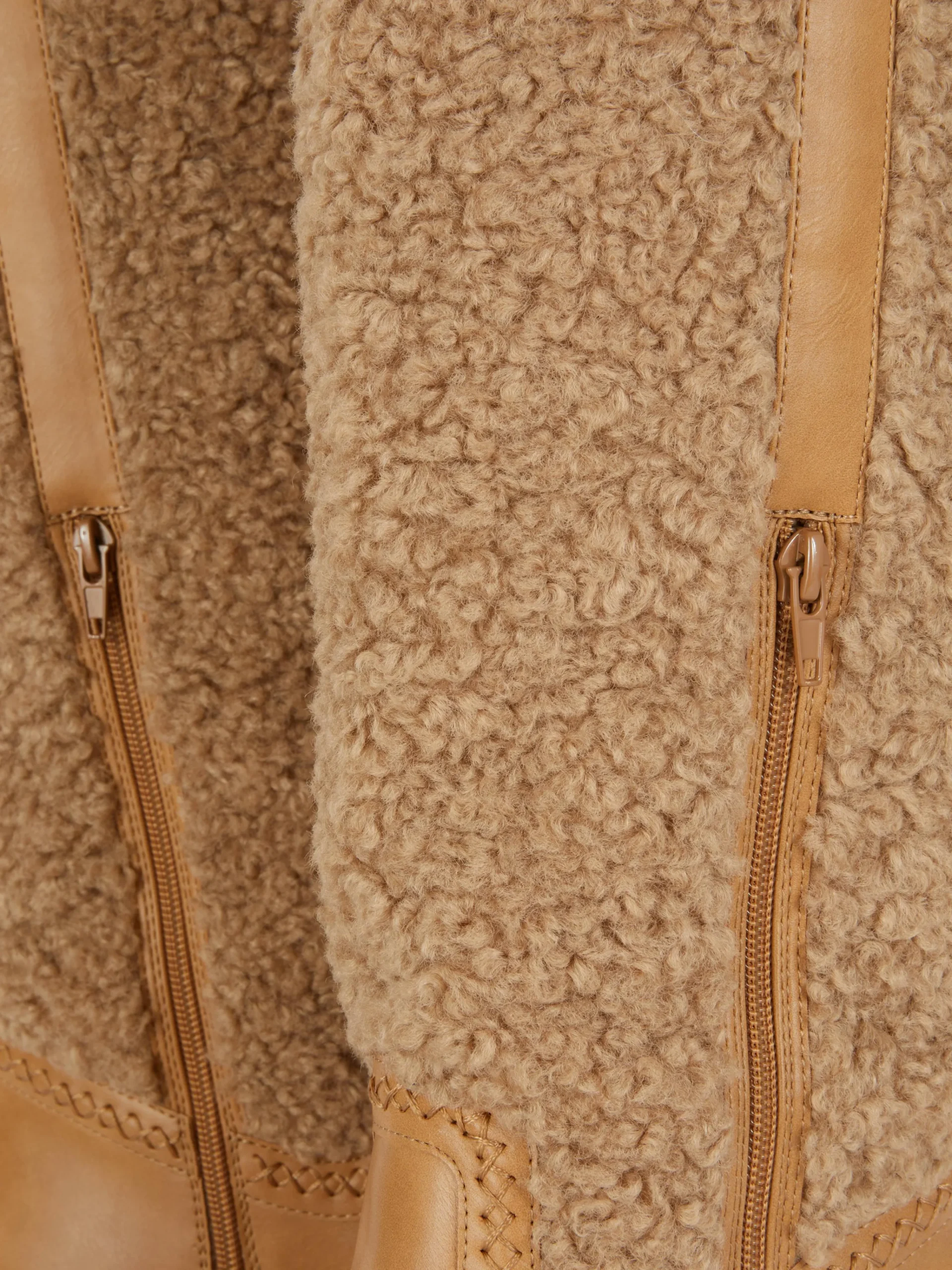 Femme Primark Bottes|Bottes Montantes Effet Mouton Retourné Rita Ora