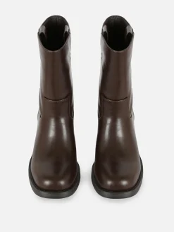 Femme Primark Bottes|Bottines à Enfiler Avec Talon épais Rita Ora