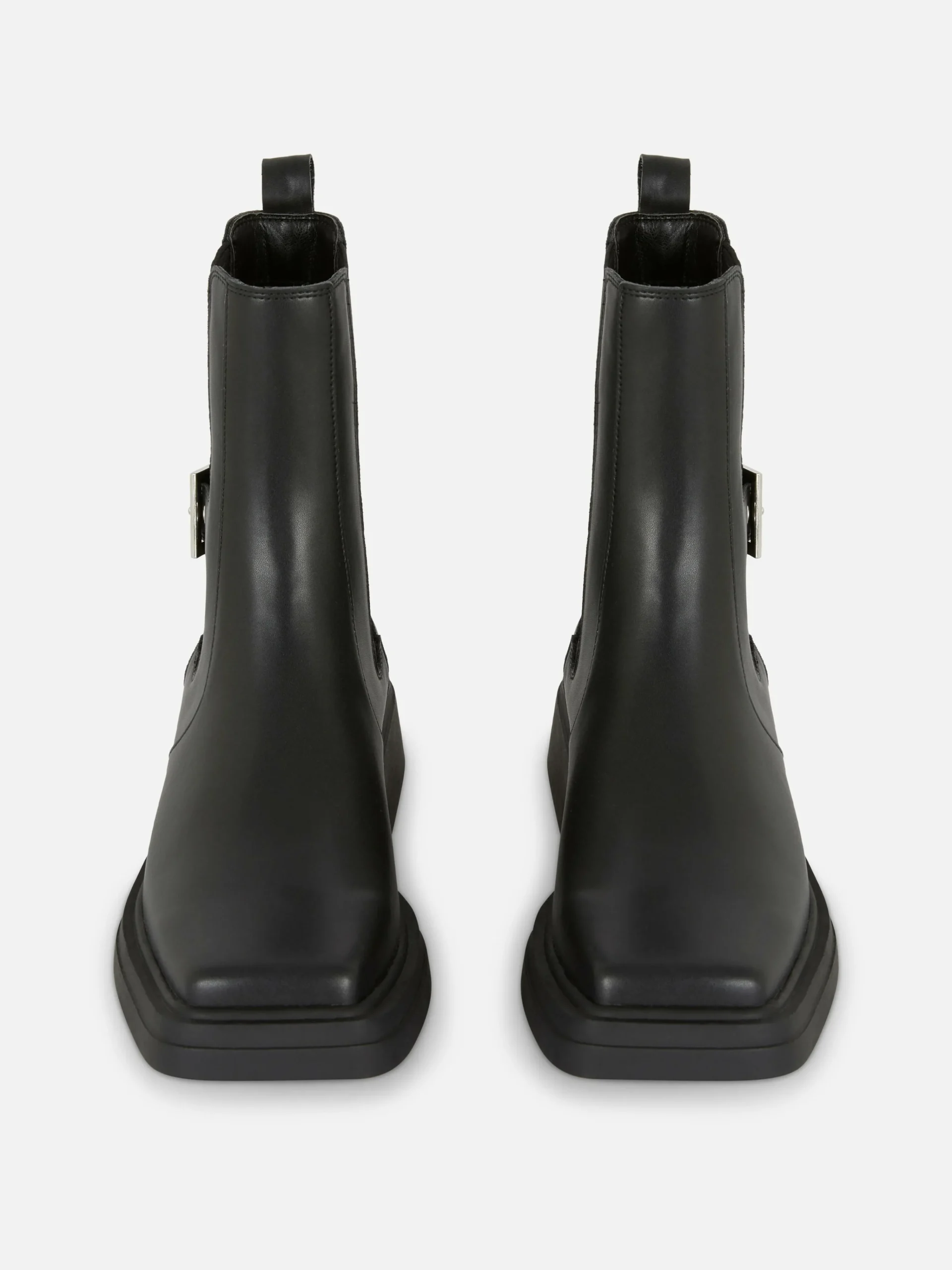 Femme Primark Bottes|Bottines Chelsea En Simili Cuir à Bout Carré