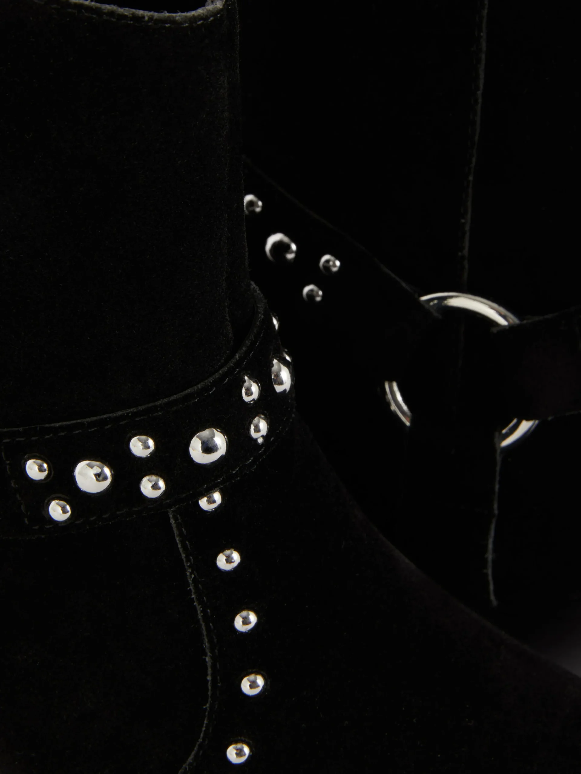 Femme Primark Bottes|Bottines Cloutées En Suédine Rita Ora