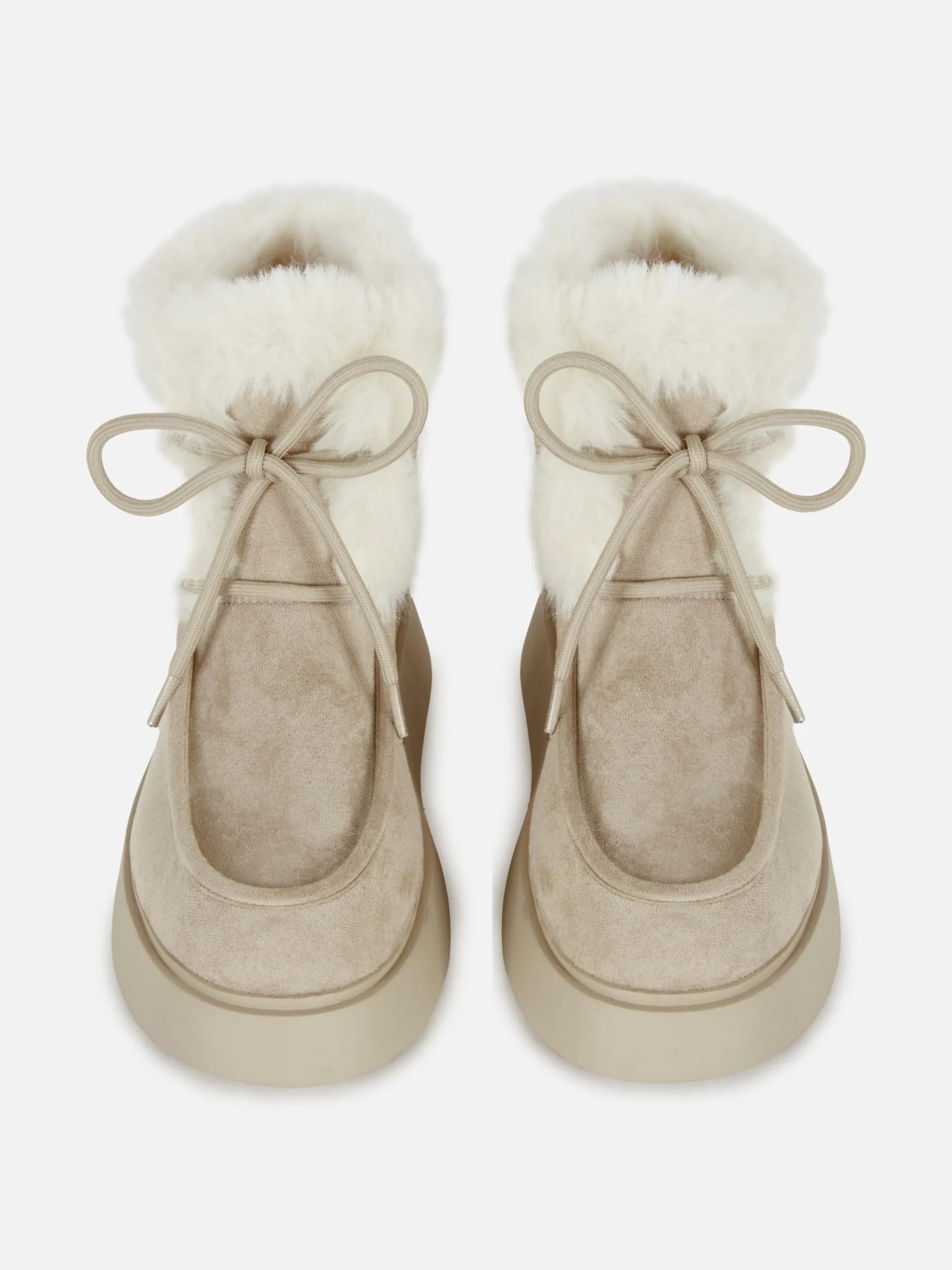 Femme Primark Bottes|Bottines De Tablier En Fausse Fourrure Rita Ora