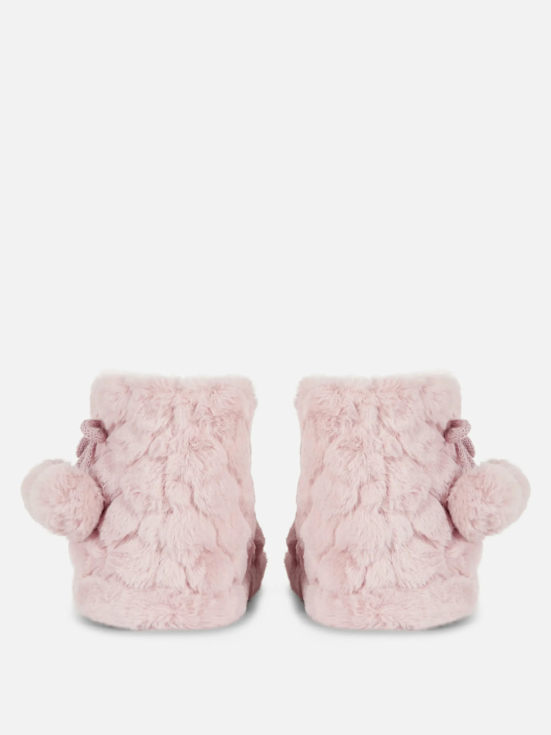 Femme Primark Chaussons|Bottines Duveteuses à Pompons