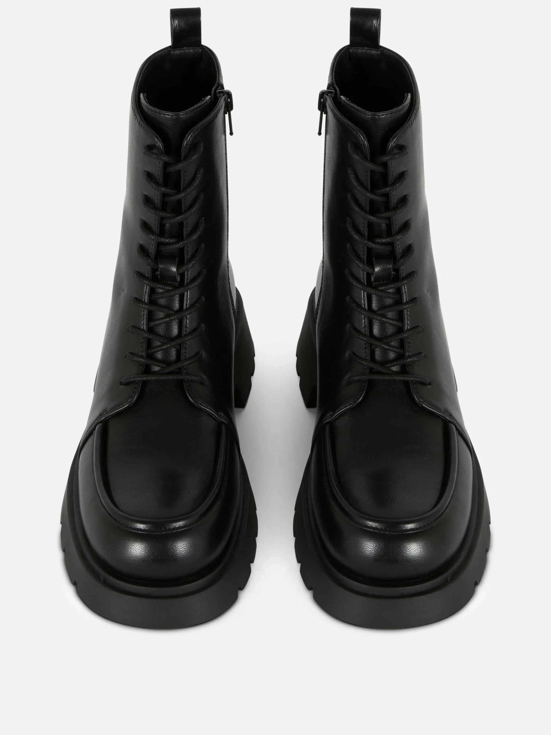 Femme Primark Bottes|Bottines Lacées Avec Empiècement Sur L'embout