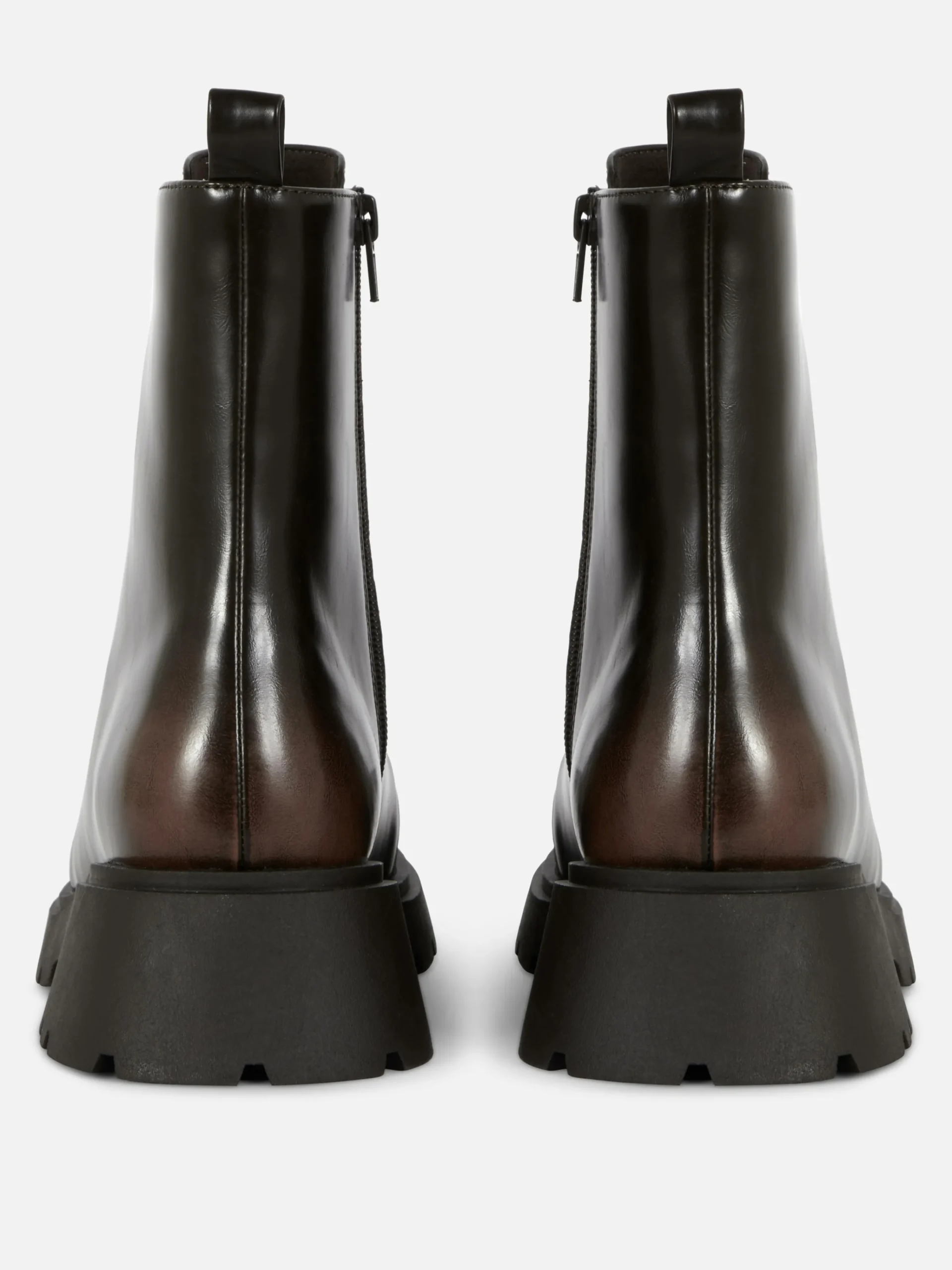 Femme Primark Bottes|Bottines Lacées Avec Empiècement Sur L'embout