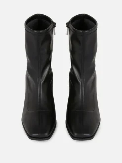 Femme Primark Bottes|Bottines Stretch à Bout Carré