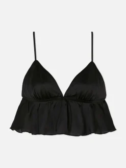 Femme Primark Soutiens-Gorge|Brassière Triangle Volantée En Satin