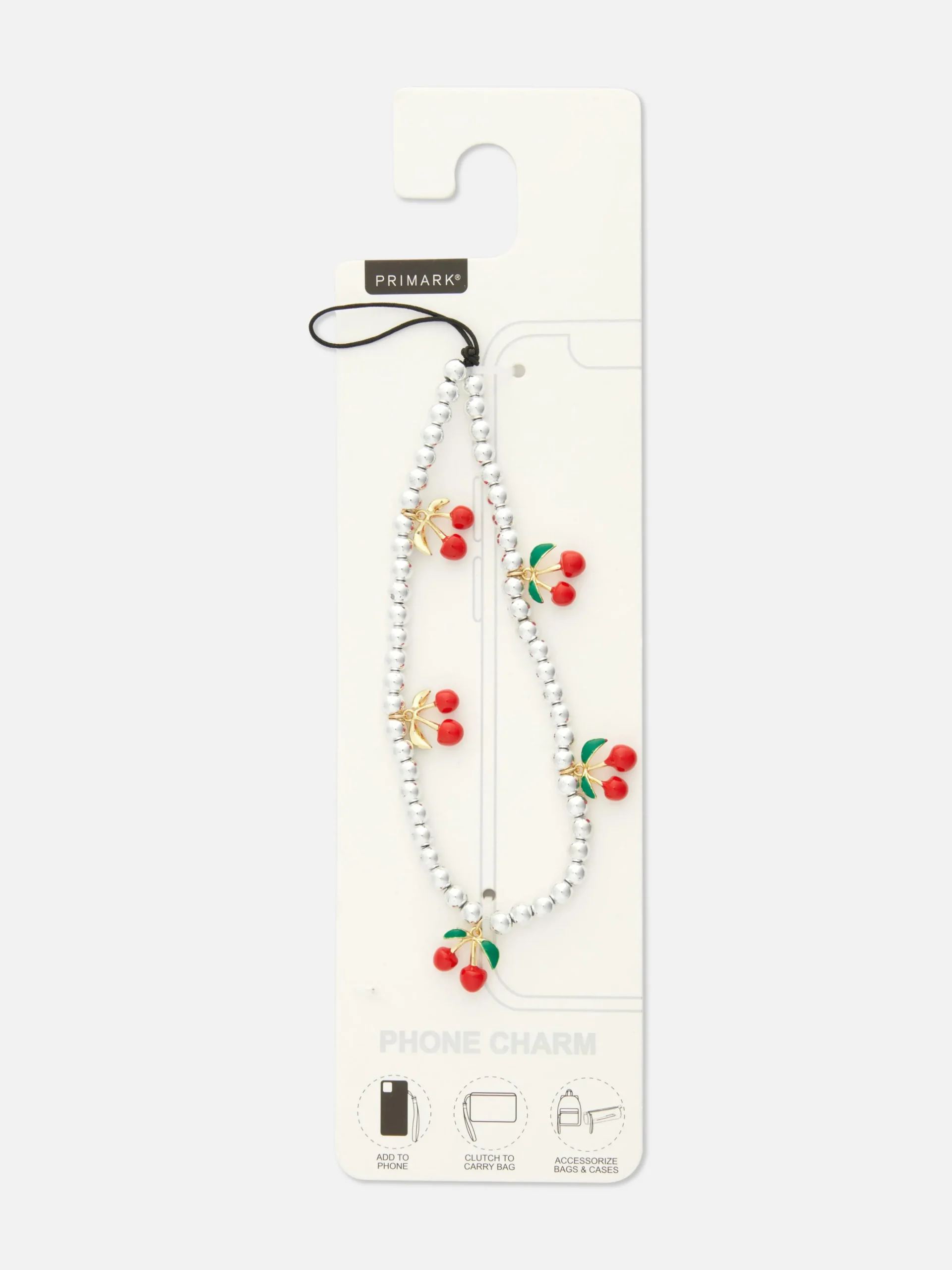 Primark Coques De Téléphone|Breloque De Téléphone Cerise à Perles