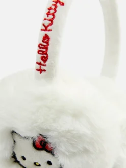 Femme Primark Chapeaux, Gants Et Écharpes|Cache-oreilles Duveteux Hello Kitty