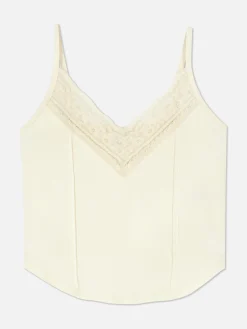 Femme Primark Hauts Et T-Shirts|Caraco Court à Finitions En Dentelle Rita Ora